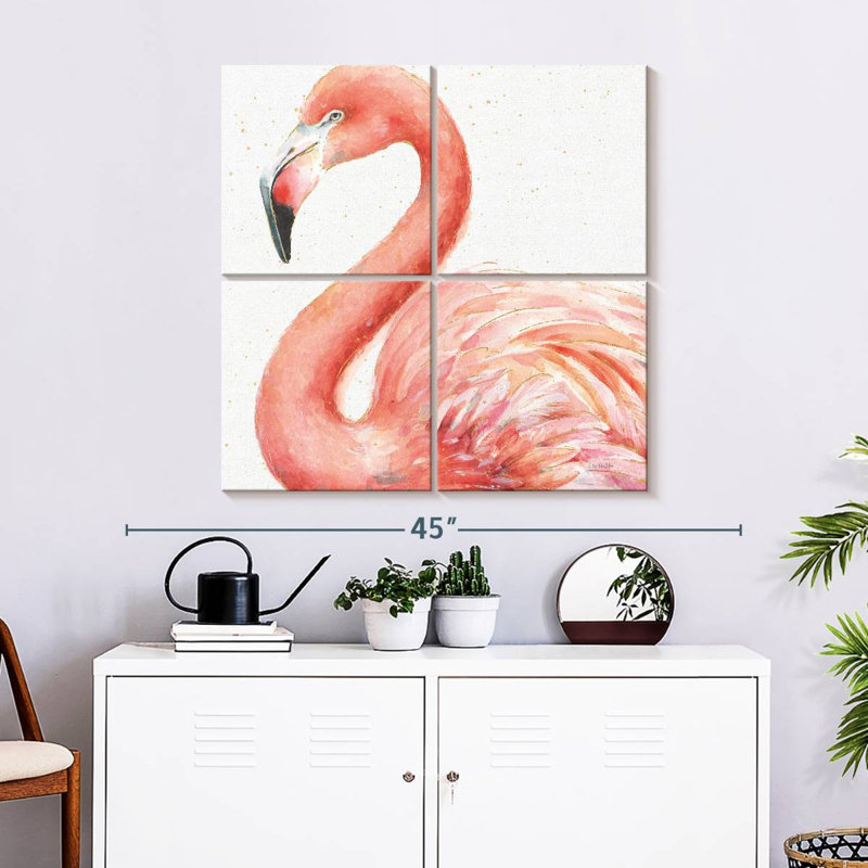 Brampt Gracefully Pink III, 32" H x 32" W