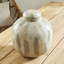 Almeta White Pearl 14" Metal Jar
