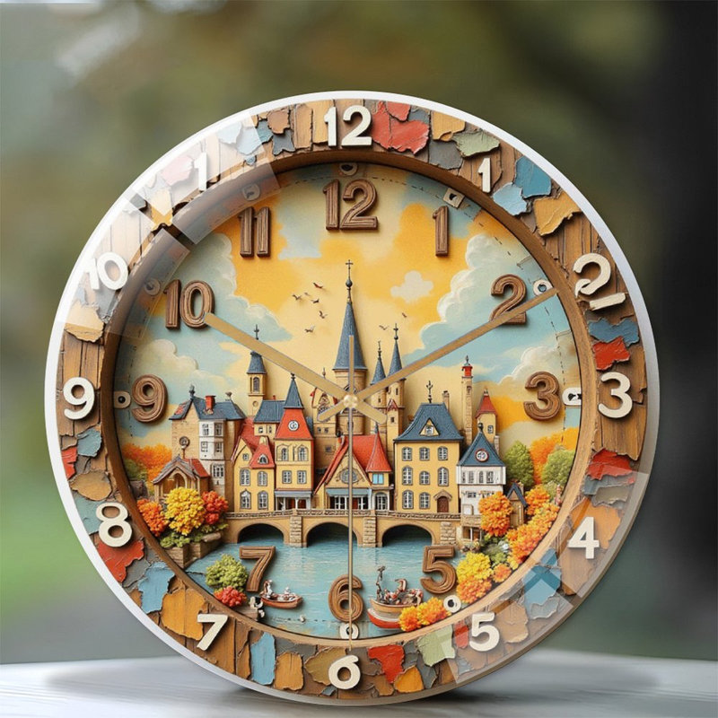 Horloge murale rétro Vintage