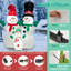 Bonhomme de neige de Noël gonflable