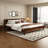 Pine Solid Wood Bed, Solid And Stable-1382863885-1382863886