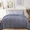 Édredon en duvet synthétique réversible toutes saisons - Housse de couette en microfibre moelleuse