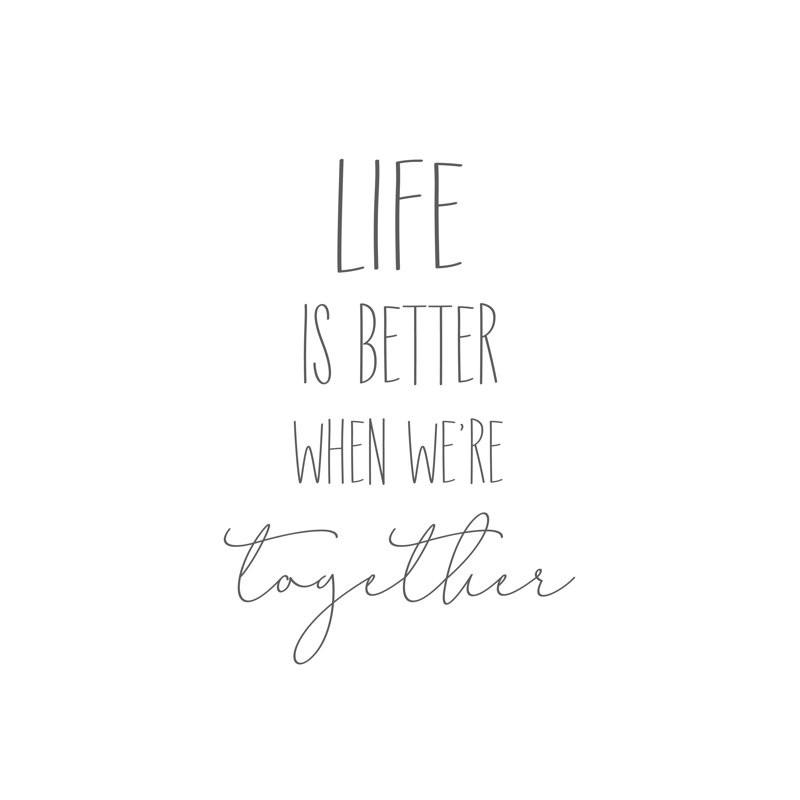 Life Is Better 3 - Wrapped Canvas Print, 46cm H x 30cm W x 3.8cm D