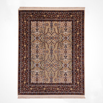 Tapis rouge en laine noué à la main Original Original