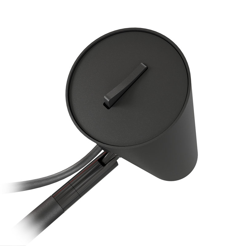 Mihalis Metal Desk Lamp, Black