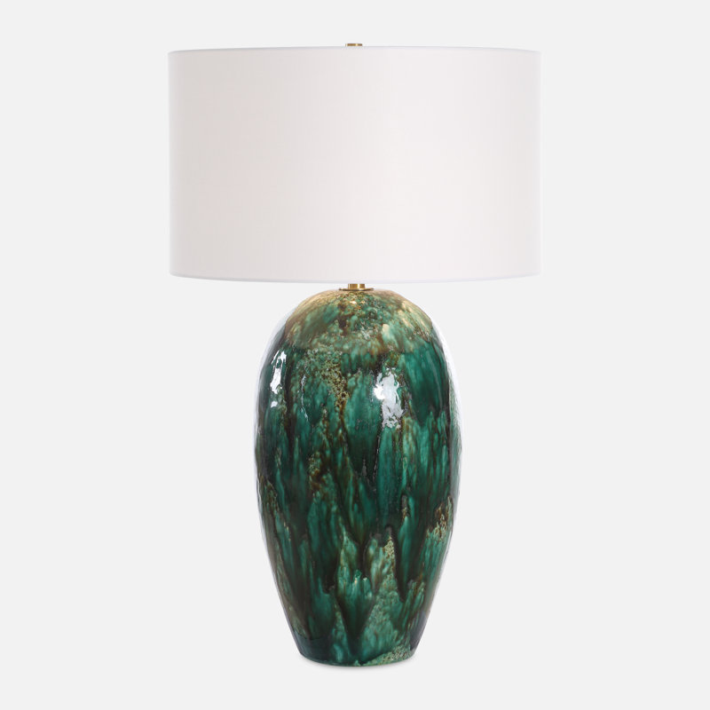 Demarkio Green Table Lamp