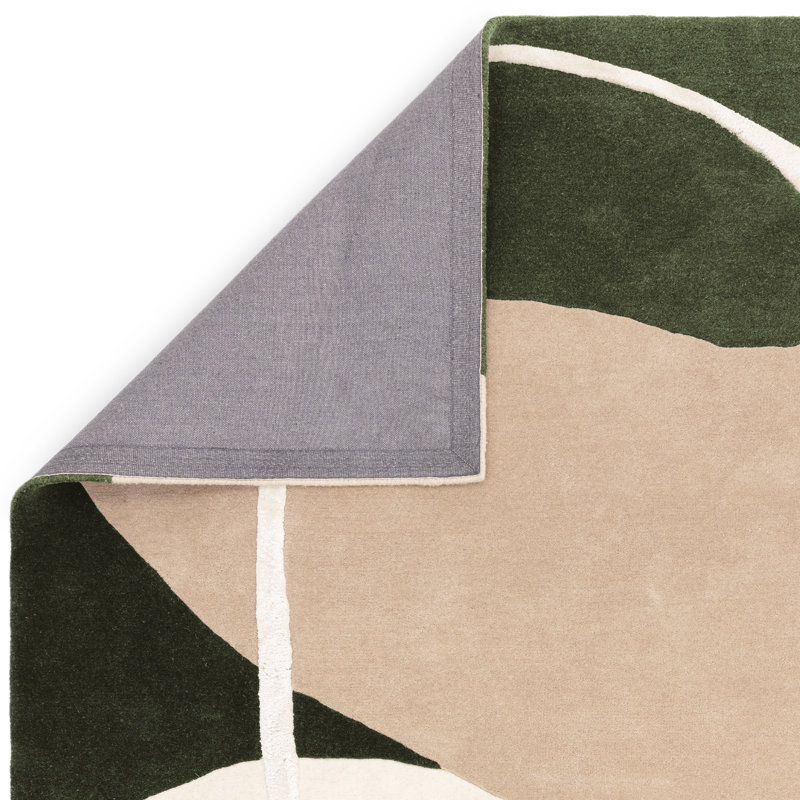 Corel Geometric Wool Hand Tufted Area Rug, Rectangle 160 x 230cm