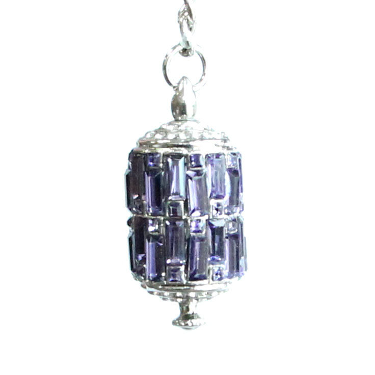 Porte-clés de prière de prospérité, Mauve