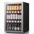 21.7 in. Single Zone 155-Cans Beverage Cooler Freestanding/Countertop Refrigerator Adjustable Shelves in Stainless Steel