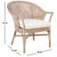 Chaise avec accoudoirs en lin Lucia-450497543