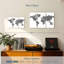 Carte du monde Aliaz BW Stripes-108027128