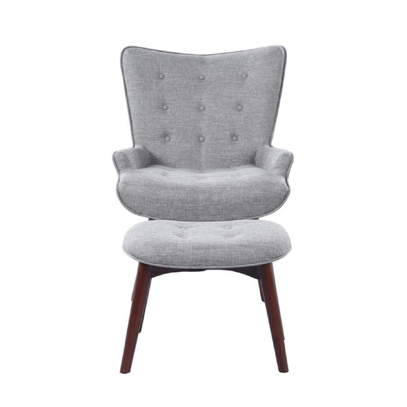 Fauteuil d'appoint avec repose-pieds Arfh, H 38,5 po x l 27,5 po x P 29 po