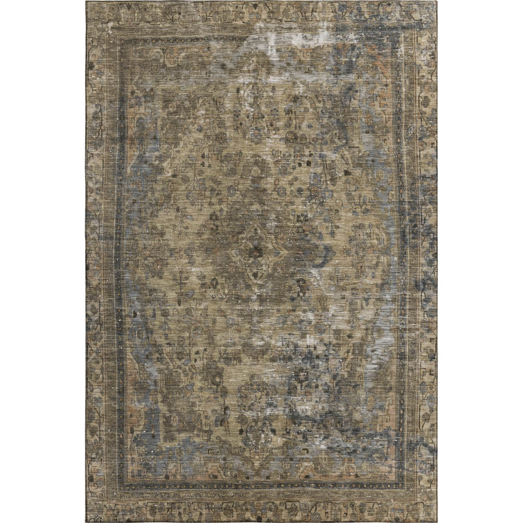 Premium Machine Washable Lampkins AMF1646 Global Rug