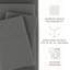 Ensemble de draps rayé et gaufré de quatre articles Becky Cameron-1412860692-1412860687