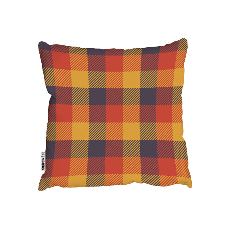 Indoor / Outdoor Square Throw Cushion, 60cm H x 60cm W x 7cm D