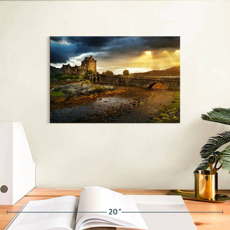 Lilie Eilean Donan Castle, H 8 po x l 12 po