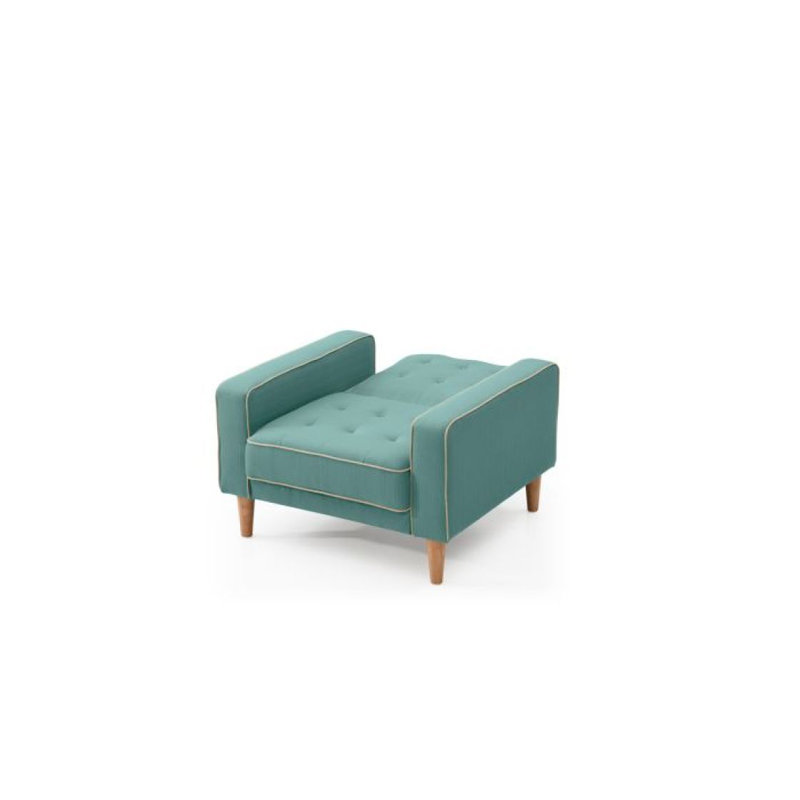 Fauteuil lit contemporain sarcelle pour espaces confortables