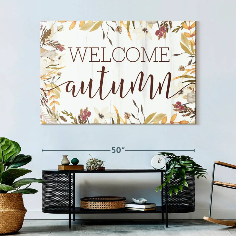 Alvord Welcome Autumn, 34" H x 51" W