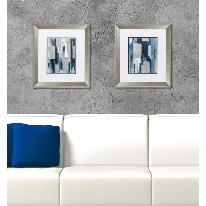 'Mirage' 2 Piece Framed Print Set