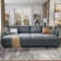 U shaped Sleeper Sectional Modular Sectional Sofa with Chaise