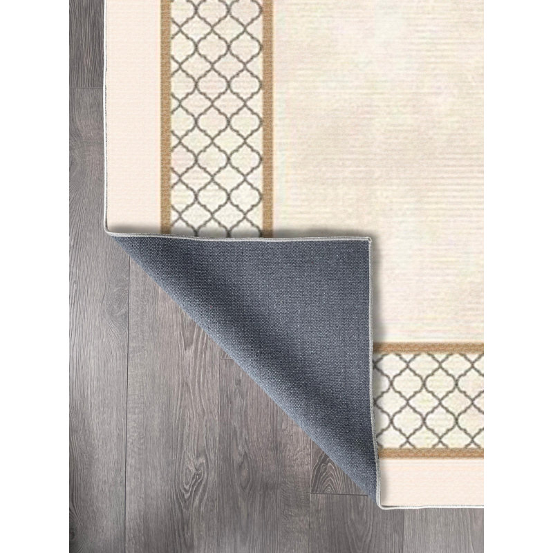 Tapis en coton Dianna, Tapis de couloir 3 pi 3 po x 6 pi 7 po