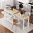 74.5 Inch Kitchen Island With Extendable Dining Table , Rolling Kitchen Island On Wheels With Spice Rack And 2 Drawers,  Kitchen Storage Cart With 4 Door Cabinet, For Kitchen, Dining Room-1348585628-1348585631