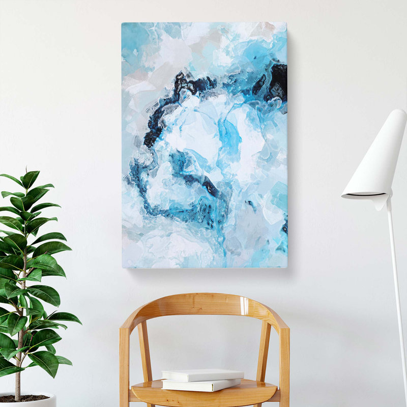Reflecting On The Love In Abstract - Wrapped Canvas, 91cm H x 60cm W x 3cm D