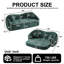 Canapé inclinable convertible courbé de 86 pouces, canapé-lit pliant sans cadre 2 en 1 avec base coulissante et siège profond, canapé inclinable en chenille à deux places, aucun assemblage requis Vert-115151664