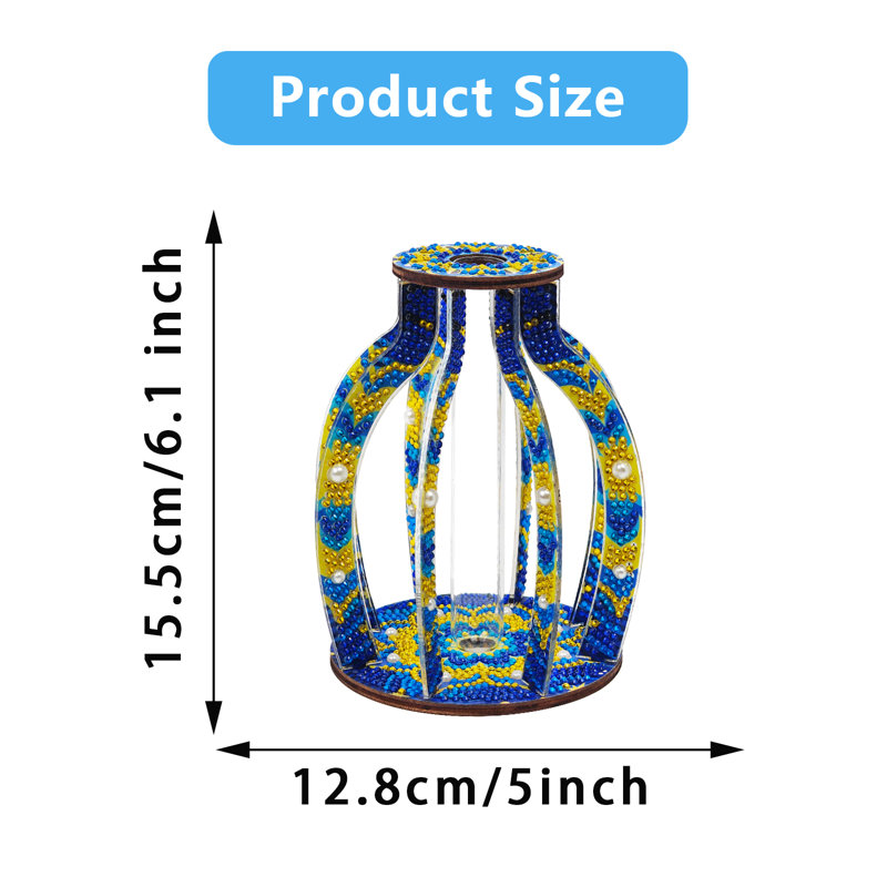 DIY Diamond Painting Vase Kit