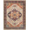 Canvello Serapi Hand-Knotted Ivory/Navy Wool Runner Rug-10' X 13'11"