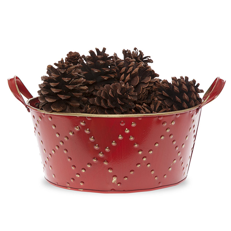 Pot à fleurs Geroskipou, Rouge