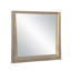 Ensemble de miroir de commode contemporain à DEL avec tiroirs de rangement