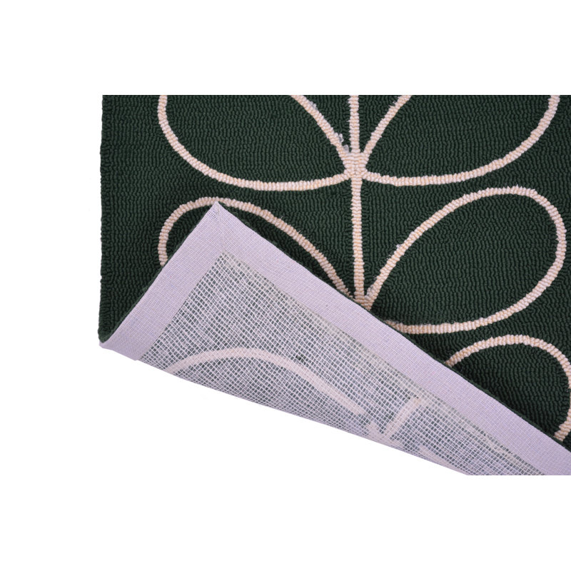 Handmade Floral Area Rug, Rectangle 5'3" x 7'6"