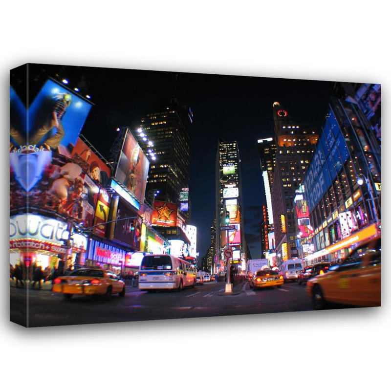 Times Square, New York, H 28 po x l 37 po
