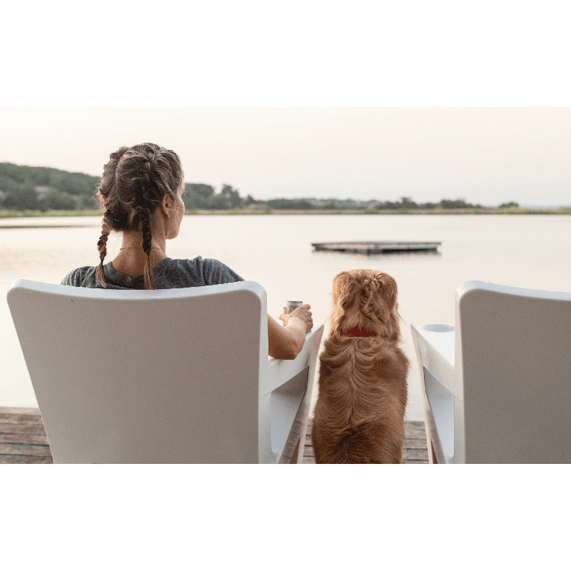 Bask Outdoor Lounge Chair, Highcloud White