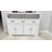 Solid Wood Farmhouse Buffet Cabinet with Charging Port, Adjustable Storage, 3 Drawers & 4 Doors-2001247242