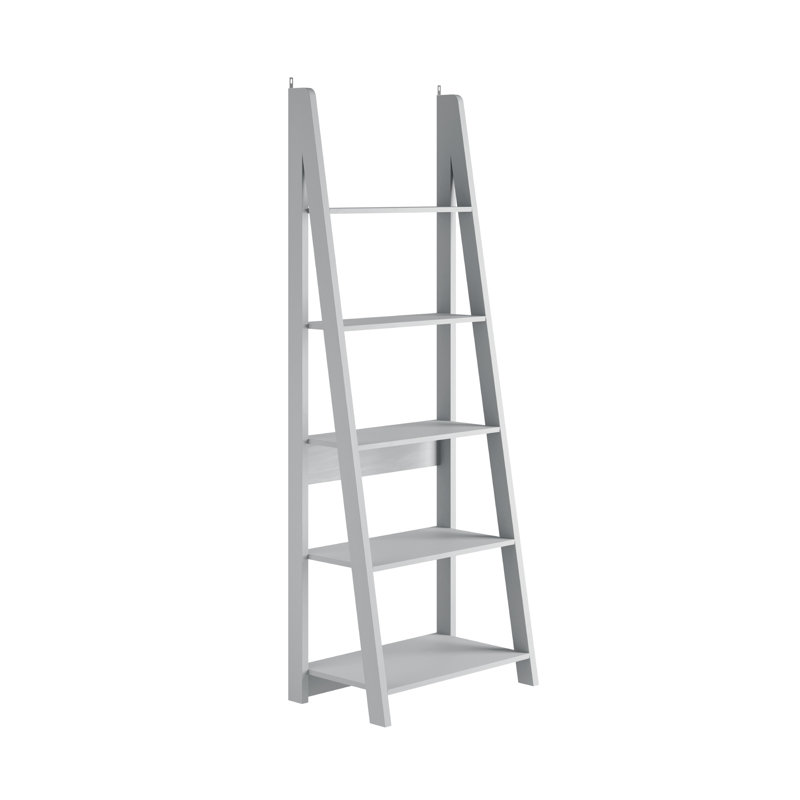 TIVA LADDER BOOKCASE, Dark Grey, 64 cm x 17.5.4 cm x 36.7 cm
