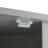 Grey Bathroom Cabinet Triangle Corner Storage Cabinet With Adjustable Shelf Modern Style MDF Board