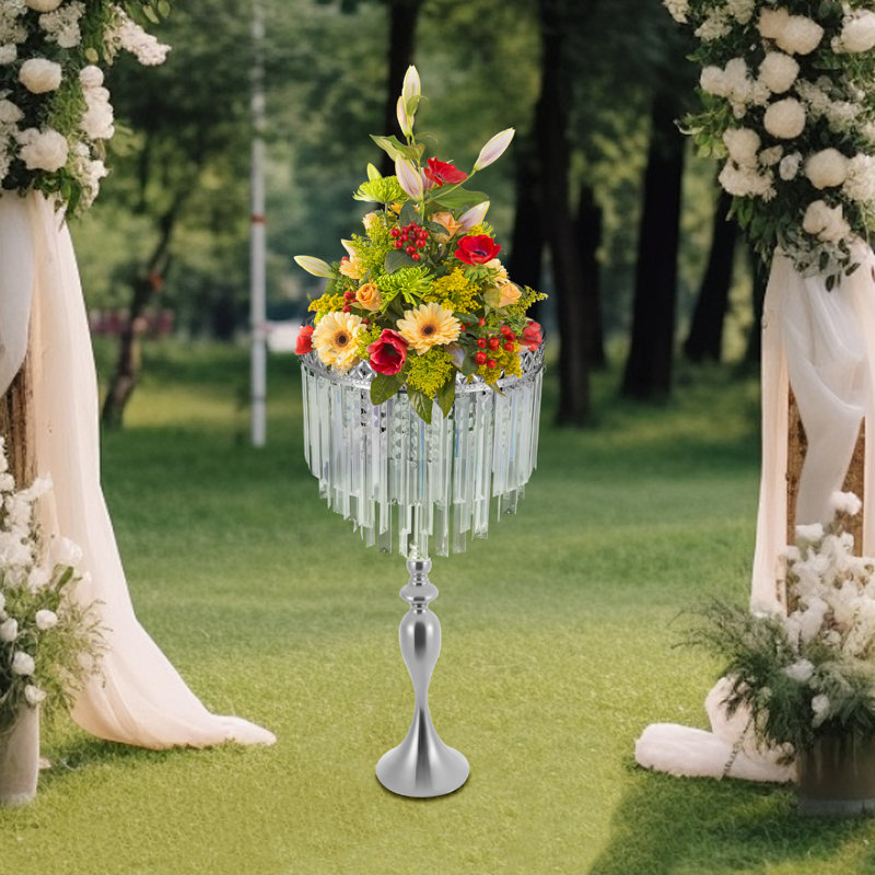 Support à fleurs en cristal