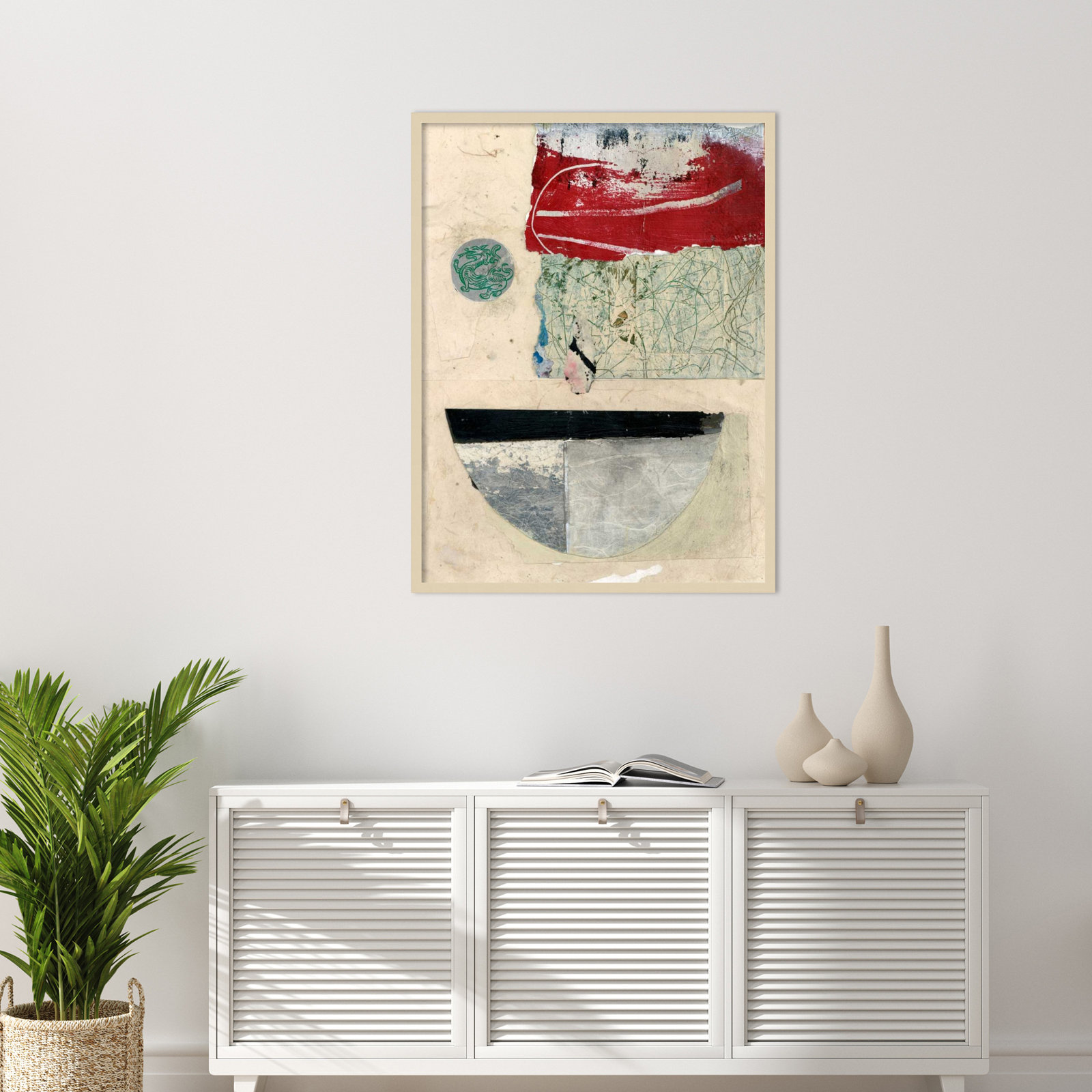 Fresno "Natural Elements No. 2" Print, 41" H x 31" W, Brown
