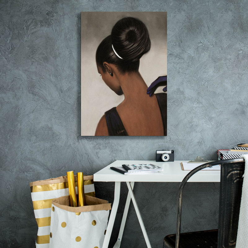 «Elegance» par Laurie Cooper, estampe numérique sur toile, H 26 po x l 18 po x P 0,75 po