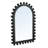 Wood Ball Framed Arched Wall Mirror-574951414-574951417