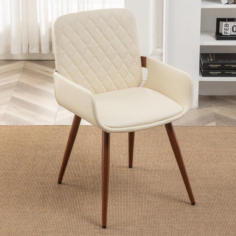 Chaises de salle à manger Malvino, Beige