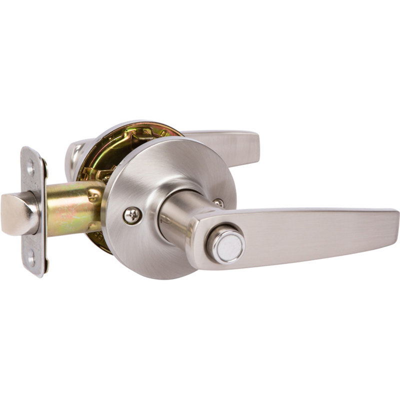 Satin Nickel Privacy (Bed & Bath) Door Lever