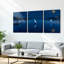 Ensemble de 3 tableaux sur toile tendue-435475180