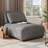 Aukeem 37'' Wide Extendable Armless Chair-877825154