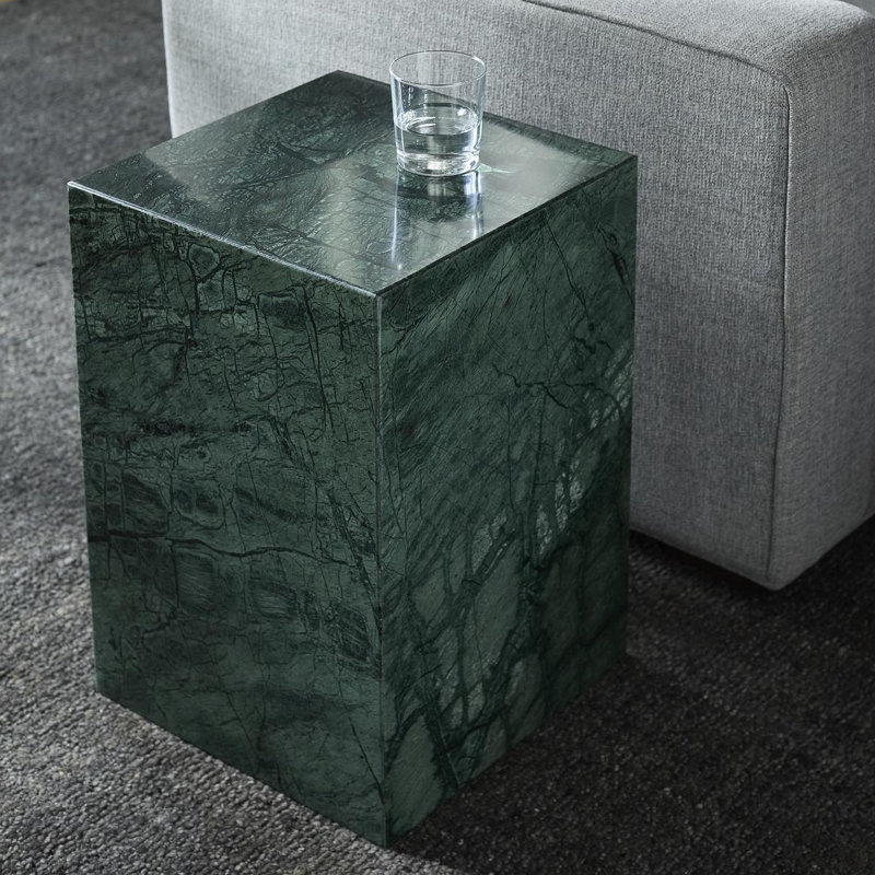 Table de bout moderne Enez, Vert
