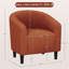 Fauteuil club rembourré en tissu-116648881