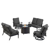 Pailyn Outdoor 6 - Piece Conversation Set