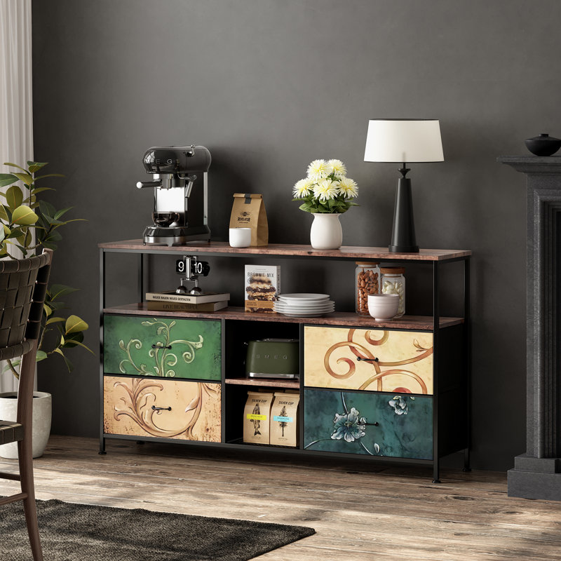 Antjedine Unfinished TV Stand, 137cm, Green